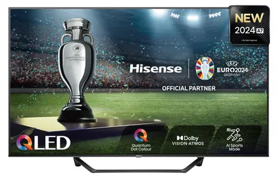 Produktbild von Hisense 65A7NQ 65 Zoll 4K UHD QLED Smart TV, 165,1 cm (65"), 3840 x 2160 Pixel, DLED, Smart-TV, WLAN, Grau