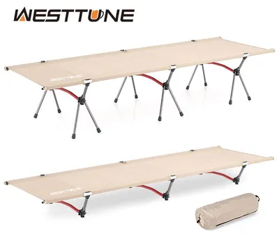 Produktbild von STUNQ® Campingbett Tragbar Klappbett Ultralight Aluminium Feldbett für Outdoor Wandern, Backpacking, Reisen