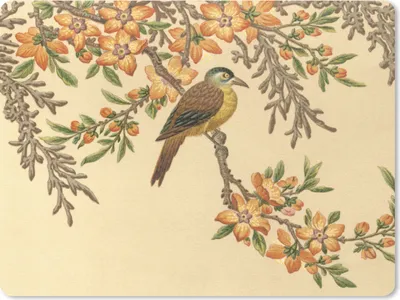 Produktbild von MuchoWow® Mauspad Mousepad Vogel im Baum 23x19 cm - Mousepads - Maus Mat - Pad - Mausunterlage - Schreibtischunterlage - Mauspad