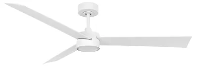 Zdjęcie produktu dla Energooszczędny wentylator sufitowy z oświetleniem LED i pilotem Climate IV, biały, 132 cm