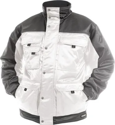 Productafbeelding van DASSY Winterjas TIGNES, maat 4XL, wit/grijs