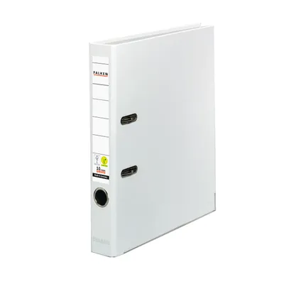Produktbild von Falken Ordner S50 09984121 DIN A4 50mm PP weiß