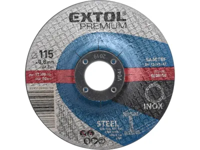 Obrázek produktu pro Kotouč řezný na ocel/nerez, 115x0,8x22,2mm
