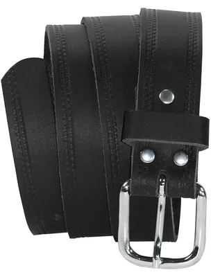 Produktbild von Ledergürtel 3 cm breit schwarz! Überlänge bis 180 cm