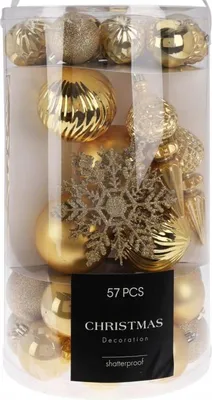 Image de Décoration de Noël set de 57 pcs or KO-CAN304000