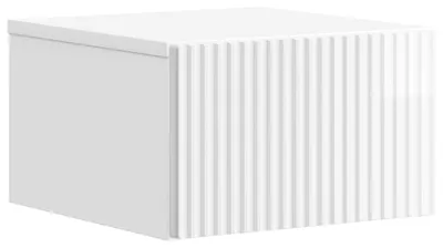 Obrázok produktu pre Nástenná nočná skrinka Biela s vysokým leskom 33 x 34,5 x 20 cm