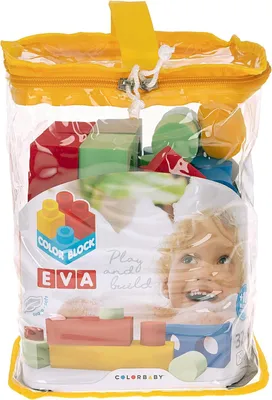 Zdjęcie produktu dla Color Block 47201 – Klocki dla niemowląt – Pianka – 32 sztuki – Różne kształty – Zabawki – Edukacyjne zabawki – Od 18 miesięcy