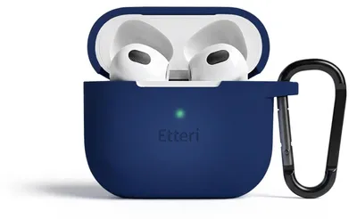 Produktbild von Etteri Silikonhülle für AirPods 3, dunkelblau