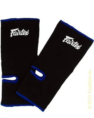 Produktbild von Fairtex AS1 Knöchelbandage, Schwarz/Blau
