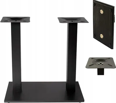 Produktbild von Tischfuss Metallfuss Schwarz Loft-Tisch Arp-184