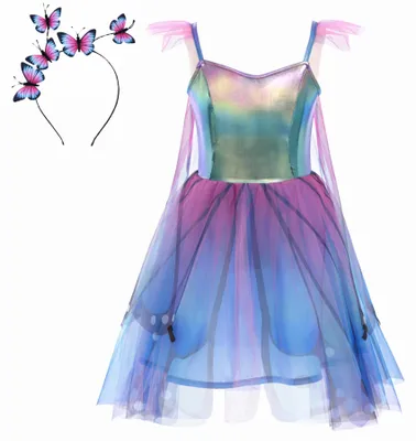 Produktbild von Kleid Schmetterling Tiny Tiny - 3 - 4 Jahre - Blau | by Great Pretenders