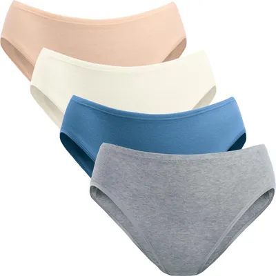 Produktbild von Speidel Damen-Slip 4er-Pack apricot/creme/grau/blau 40