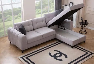 Produktbild von Beige Polster Ecksofa Designer Sitzmöbel Textil Wohnzimmer Couch Neu JVmoebel