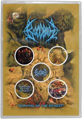 Produktbild von Bloodbath Anstecker Button Pin Badge (5er Set)