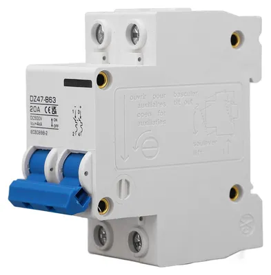 2P DC-Leitungsschutzschalter 20A 500V B-Charakteristik