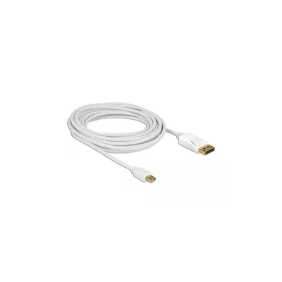 Productafbeelding van Delock 83484 DELOCK Displayport Kabel mini DP -> DP St/St 5.00m weiß 4K
