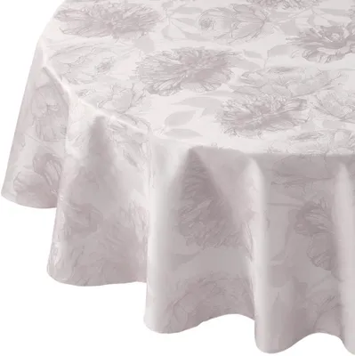 Produktbild von Curt Bauer Damast-Tischtuch oval Diana 3458 Farbe leinen Größe oval 160x220