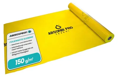Produktbild von ABSORBI PRO TEVESI®  1x20m – 150 g/m² - Renovierungsvlies, Malervlies, selbstklebendes Abdeckvlies, Abdeckvlies selbsthaftend, Treppenvlies