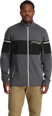 Produktbild von Spyder Speed Fleece Mit Durchgehendem Reißverschluss Grau S Mann Grau S