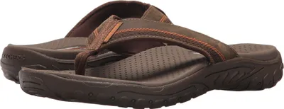 Produktbild von Skechers Herren Reggae Cobano Zehentrenner, Brown Leather, 43 EU
