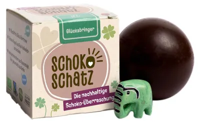 Produktbild von SchokoSchatz für Lieblingsmenschen - Glücksbringer 25g