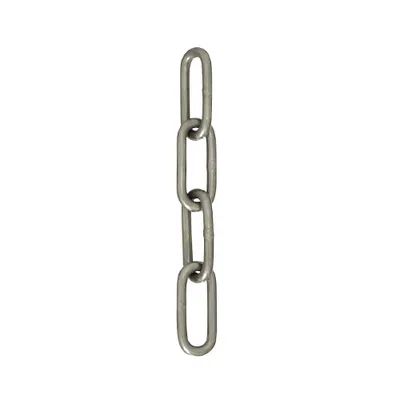 Produktbild von Rundstahlkette langglied, ähnl. DIN 763, 8mm, 50m, Edelstahl A4