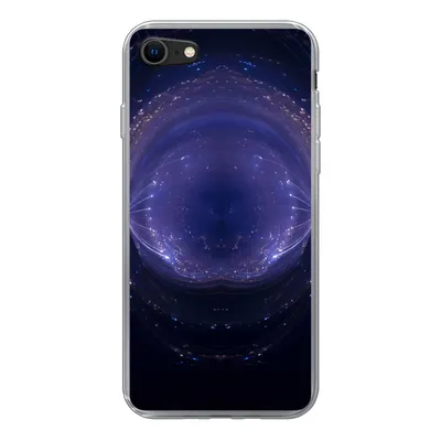 Produktbild von MuchoWow® Handyhülle Schutzhülle Hülle für iPhone 7 Licht - Abstrakt - Nacht Silikon Softcase Handy Hülle - Kartenhalter