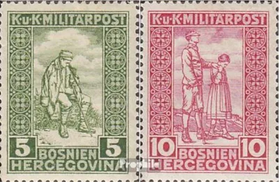 Produktbild von Briefmarken Österr.-Bosnien-Herzeg. 1916 Mi 97-98 (kompl.Ausg.) gestempelt Invalidenhilfe