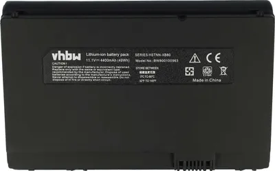 Produktbild von vhbw Akku kompatibel mit Compaq Mini 700, 702EG Notebook (4400 mAh, 11,1 V, Li-Ion)