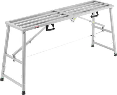 Produktbild von Arbeitsplattform Arbeitsbühne Trittbank Trittleiter bis 400kg 800-1295mm