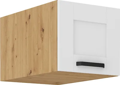 Produktbild von Kondela Oberer Küchenschrank Lula 40 NAGU-36 1F – Weiß / Artisan-Eiche