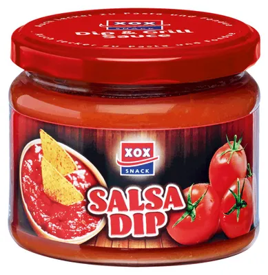 Zdjęcie produktu dla XOX Salsa Dip pikantny owocowy dip pomidorowy o przyjemnej pikantności 300ml