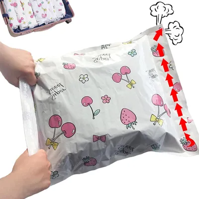 Produktbild von Vakuum-Aufbewahrungsbeutel, 10er-Packung, Roll-up-Kompressionsbeutel, wiederverwendbare Vakuum-Reisetasche, 4 (35 x 50 cm) + 4 (40 x 60 cm) + 2 (50 x 70 cm)