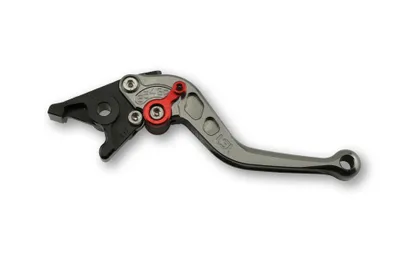Produktbild von Bremshebel LSL R33 mit ABE kurz für BMW R GS Adventure F GT 650 - 1300 ccm Bj. 2004 - 2019, Farbe Hebel:anthrazit, Farbe Versteller:rot