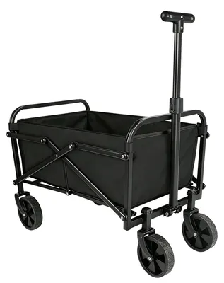 Produktbild von Wagen, faltbares Design, 75 kg Tragfähigkeit, Schwarz
