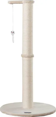 Produktbild von HOME DELUXE - Kratzpfosten NEVA - Farbe: Beige, Maße: 101 x 49 x 49 cm, Material: Polyester, Sisal, Gestell: MDF I Katzenbaum Kratzpfosten Kratzstamm