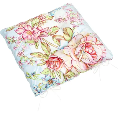 Immagine prodotto di Cuscino di seduta trapuntato Gita - 40x40 cm - Rosa,Blu