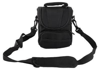 Produktbild von Kameratasche aus Nylon, wasserabweisend, stoßfest, großer Schulterbereich für SLR/DSLR, Schwarz
