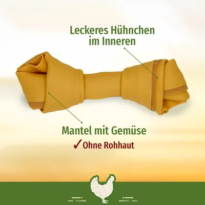Produktbild von SmartBones Kauknochen für große Hunde, Kausnack mit Huhn, ohne Rohhaut, 1 Stück