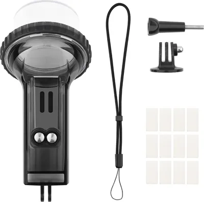 Produktbild von Sportkamera Wasserdichtes Gehaeuse Tauchgehaeuse Unterwasser 60M mit Lanyard Ersatz fuer DJI Osmo Pocket 2 Action Kamera