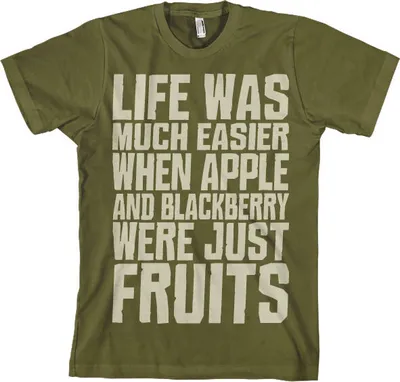 Produktbild von Life Was Easier... T-Shirt - XX-Large - Olive