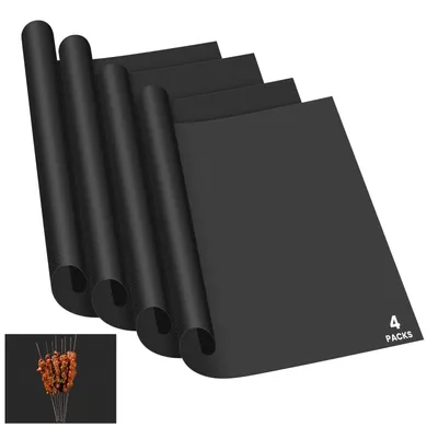 Oveneinlagen 4er-Pack 40x50 cm Teflon-Backmatten BPA-frei