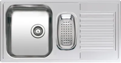 Produktbild von REGINOX R19580 Edelstahlspüle CENTURIO 1.5 (L) KGOKG ab Schrankbreite 60 cm / Flächenbündig / Flacheinbau