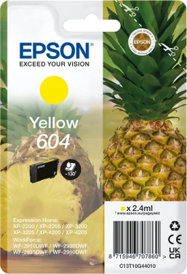 Image de Epson 604 Singlepack - 2,4 ml - Jaune - Original