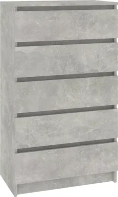 Immagine prodotto di Cassettiera Grigio Cemento 60x36x103 cm in Legno Multistrato