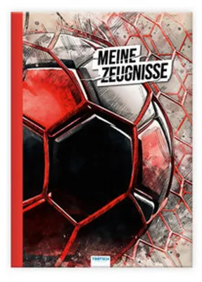Produktbild von Trötsch Zeugnismappe A4 wattiert Fußball