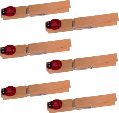 Produktbild von 6 Stück Glubbal Glupperl Wäscheklammern KÄFERL - Oktoberfest Geburtstag Firmenfeier Hochzeit Namensschild Party Bayern (Käferl)