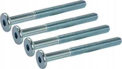 Produktbild von Verzinkt Möbelschraube Flachkopf 6*80Mm - 198 6*80 Zn