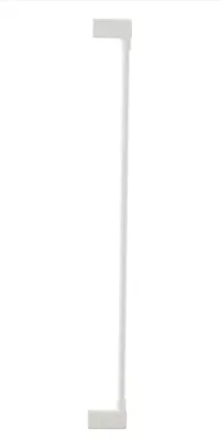 Immagine prodotto di Prolunga in metallo bianco da 7 cm per barriera di sicurezza cancello MUNCHKIN