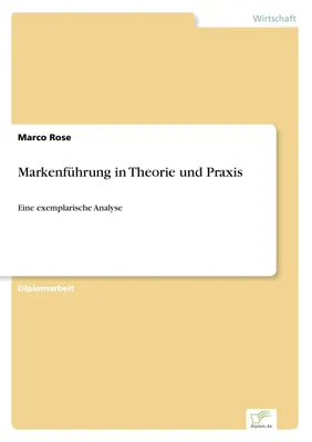 Produktbild von Markenführung in Theorie und Praxis